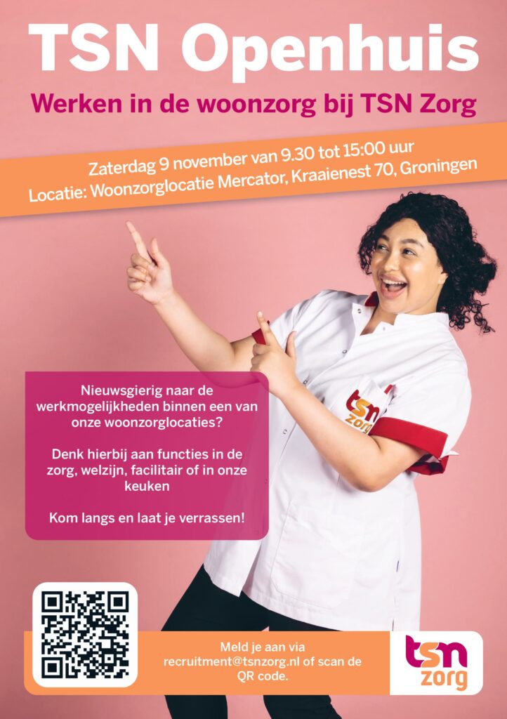 TSN Openhuis Flyer Zaterdag 9 november 2024